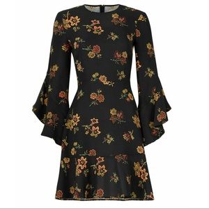 A.L.C. Black Floral Dress